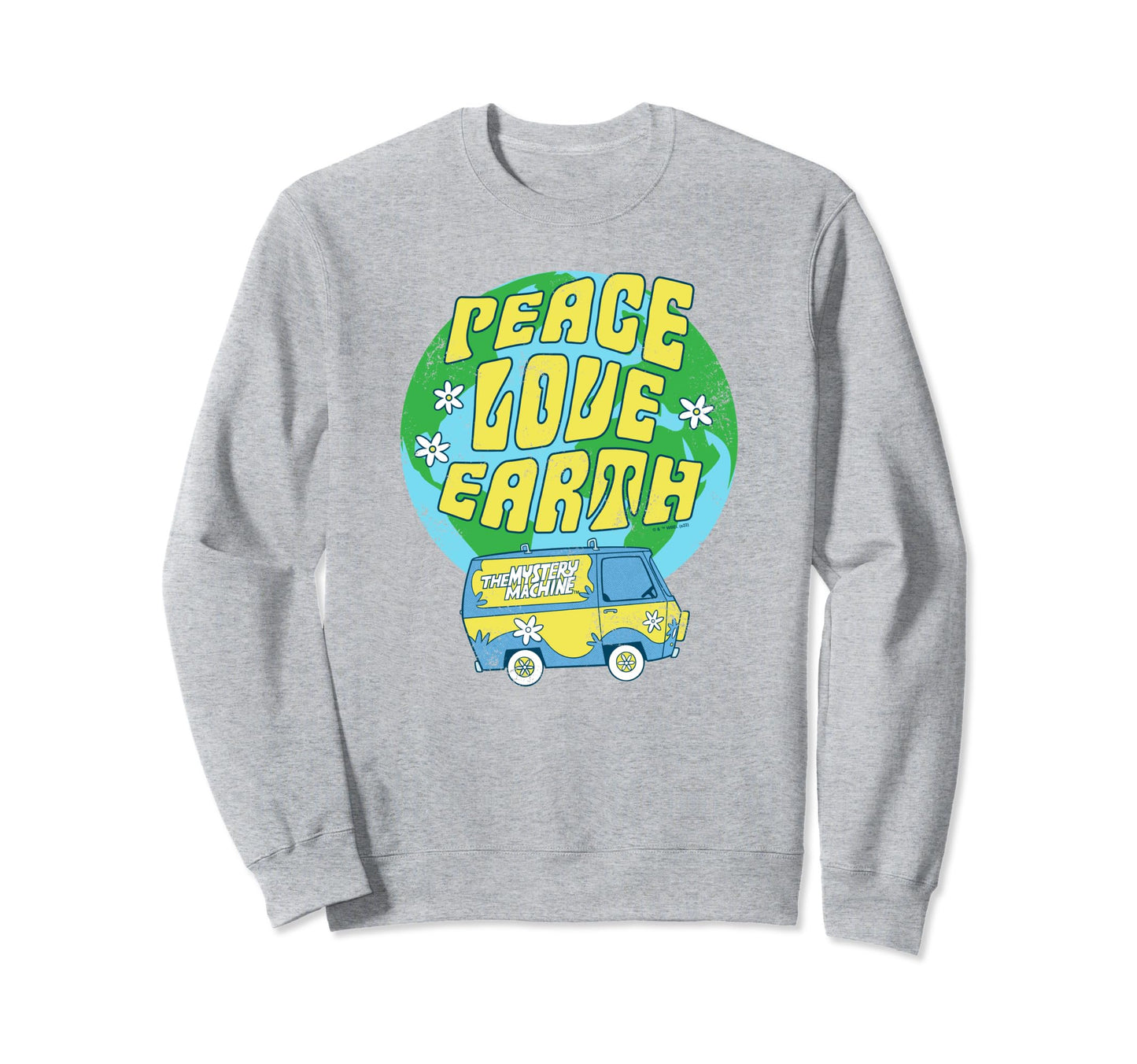 Scooby Doo Mystery Machine Peace Sweatshirt - Minimalist Print Men Women - T-Shirt, Sweatshirt, Hoodie