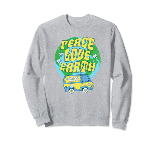 Scooby Doo Mystery Machine Peace Sweatshirt - Minimalist Print Men Women - T-Shirt, Sweatshirt, Hoodie