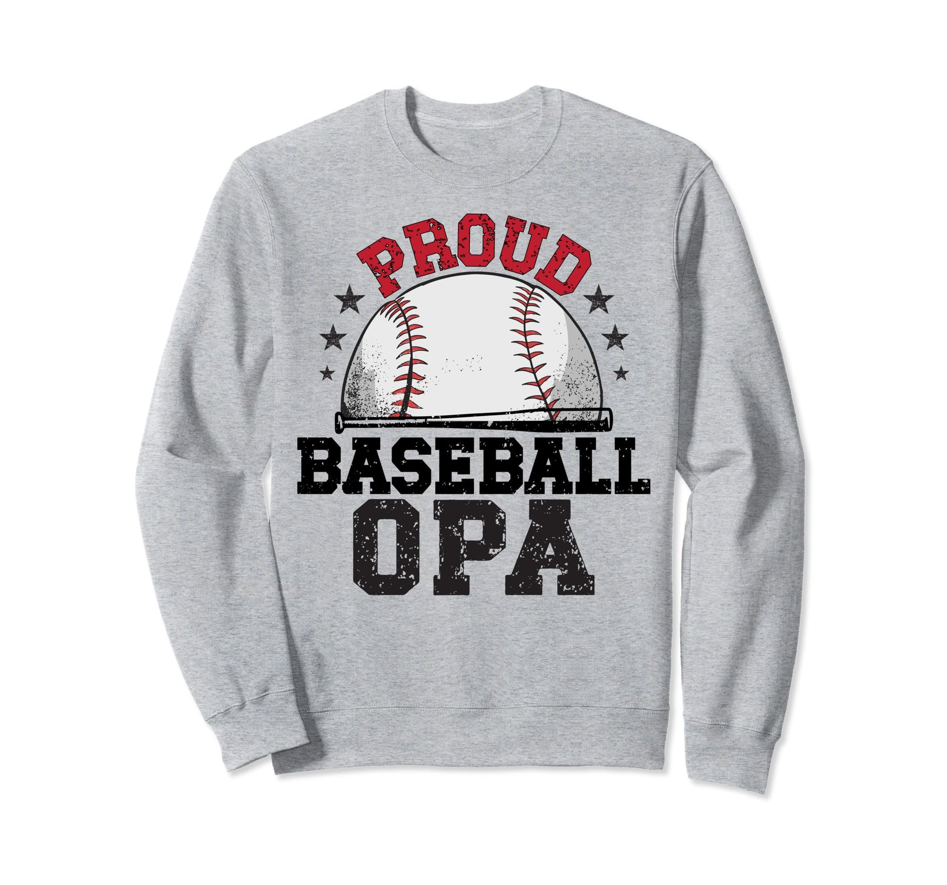 Proud Baseball Opa Grandpa Baseball Sweatshirt - Unique Graphic for Adults - T-Shirt, Sweatshirt, Hoodie