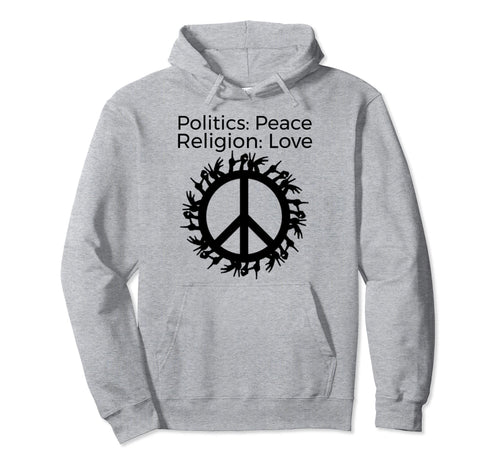 Peace Sign Surrounded Sign Language Hoodie - Custom Art Print Men Women - T-Shirt, Sweatshirt, Hoodie