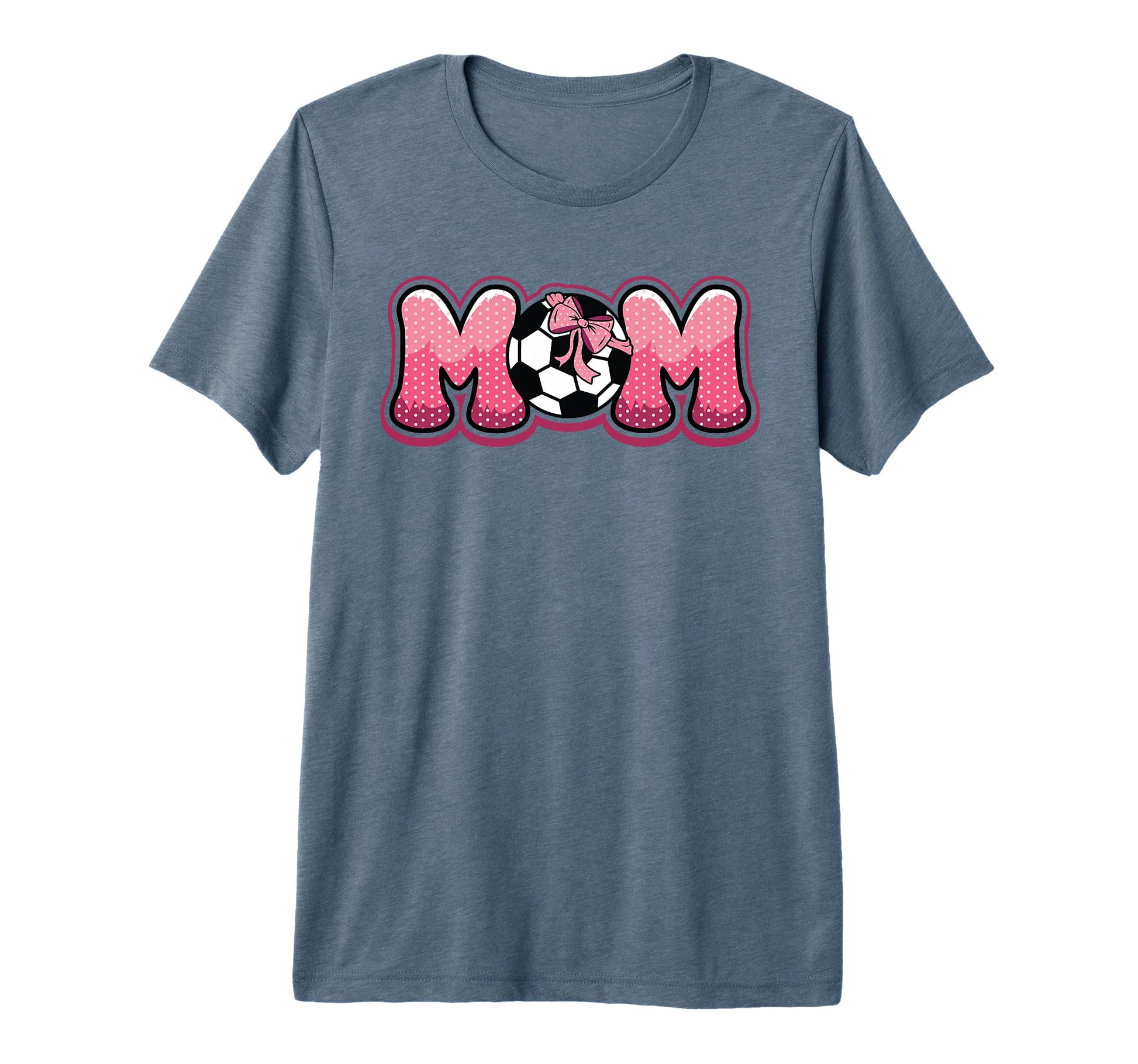 Soccer Mom Coquette Bow Game Day T-Shirt - Fun Novelty Design for Adults - T-Shirt, Sweatshirt, Hoodie