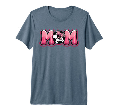 Soccer Mom Coquette Bow Game Day T-Shirt - Fun Novelty Design for Adults - T-Shirt, Sweatshirt, Hoodie