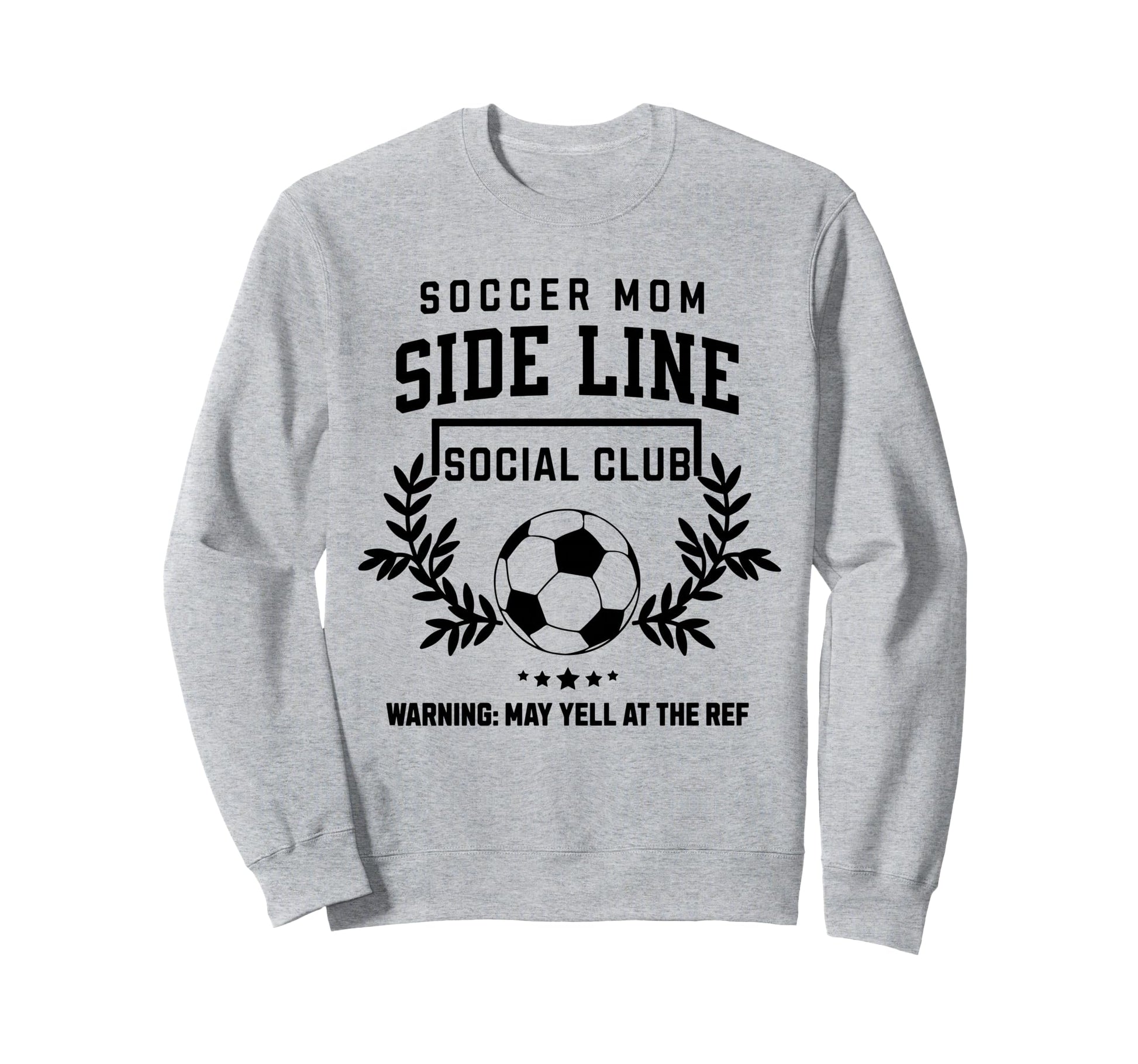 Soccer Mom Sideline Social Club Sweatshirt - Minimalist Print Unisex - T-Shirt, Sweatshirt, Hoodie