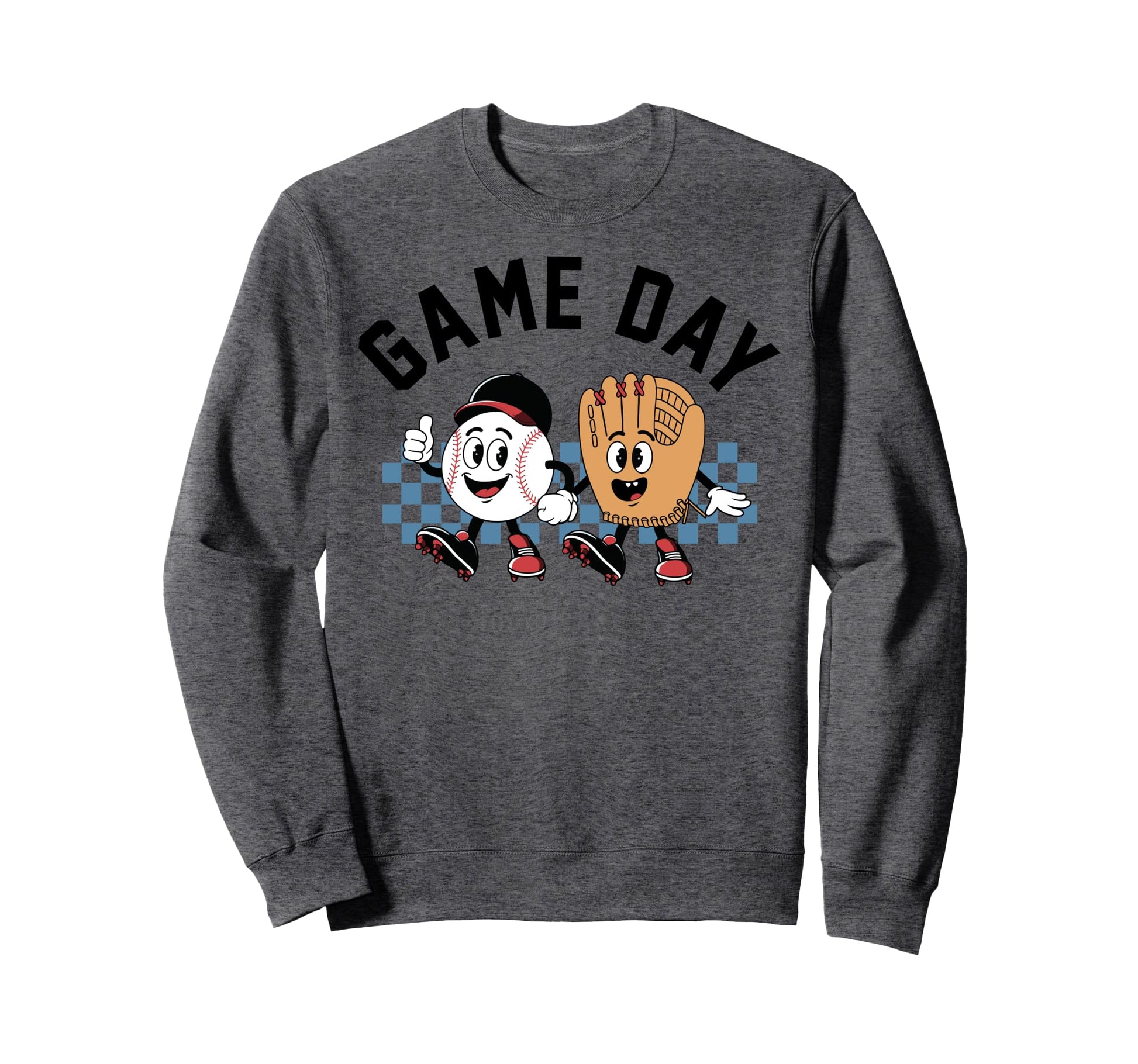 Game Day Baseball Baseball Life Sweatshirt - Graphic Print for Adults - T-Shirt, Sweatshirt, Hoodie