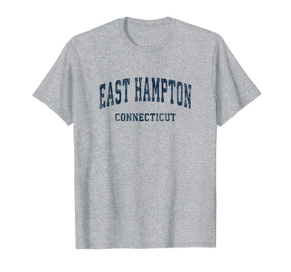 East Hampton Connecticut Ct Varsity T-Shirt - Trendy Graphic Men Women - T-Shirt, Sweatshirt, Hoodie
