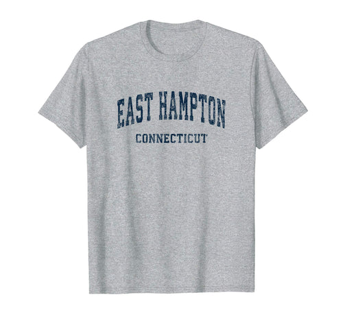 East Hampton Connecticut Ct Varsity T-Shirt - Trendy Graphic Men Women - T-Shirt, Sweatshirt, Hoodie
