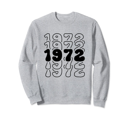 52 Year Old Groovy 52Nd Birthday Boho Sweatshirt - Streetwear Style Unisex - T-Shirt, Sweatshirt, Hoodie