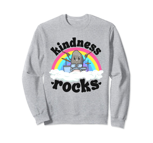 Anti Bullying Rainbow Music Sweatshirt - Fun Novelty Design Men Women - T-Shirt, Sweatshirt, Hoodie