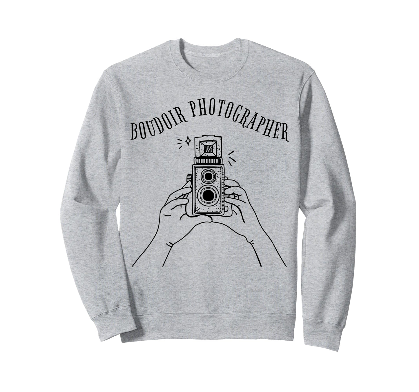 Photography Photographer Camera Sweatshirt - Graphic Print for Adults - T-Shirt, Sweatshirt, Hoodie
