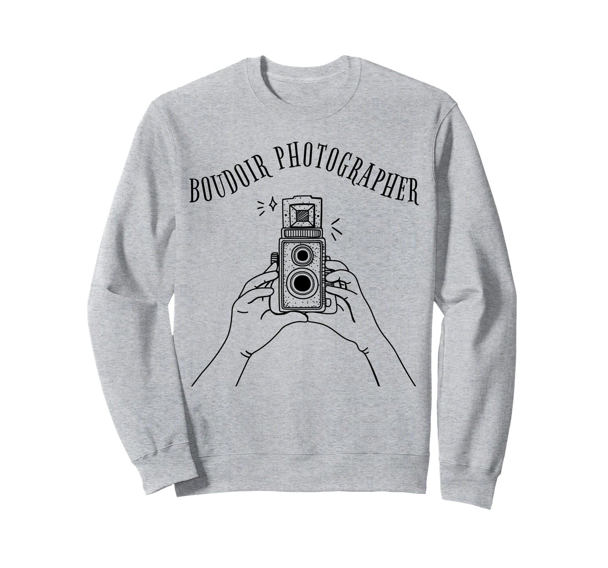 Photography Photographer Camera Sweatshirt - Graphic Print for Adults - T-Shirt, Sweatshirt, Hoodie