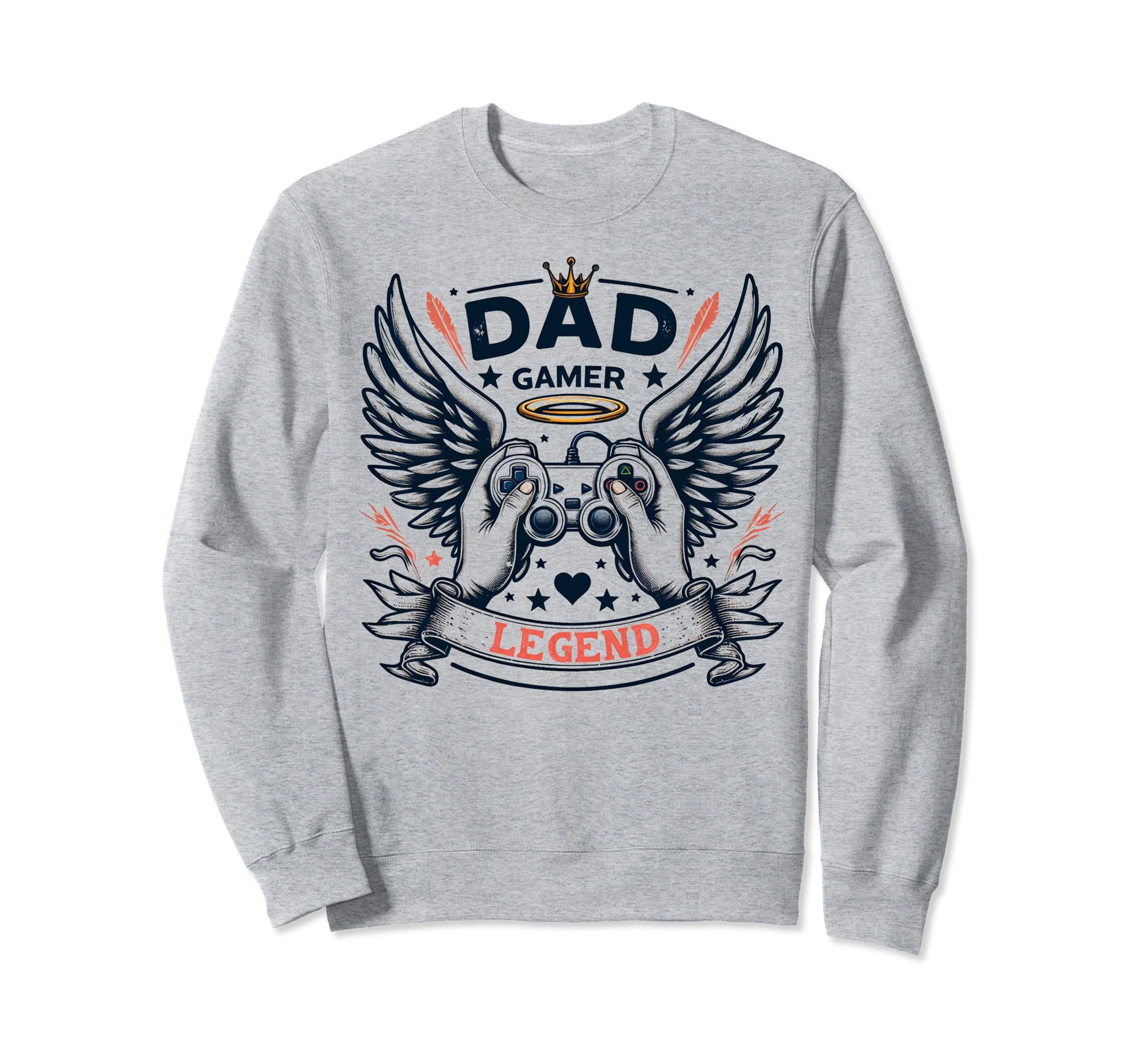 Gamer Dad Game Controller Video Game Sweatshirt - Novelty Apparel Unisex - T-Shirt, Sweatshirt, Hoodie