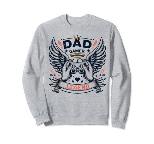 Gamer Dad Game Controller Video Game Sweatshirt - Novelty Apparel Unisex - T-Shirt, Sweatshirt, Hoodie
