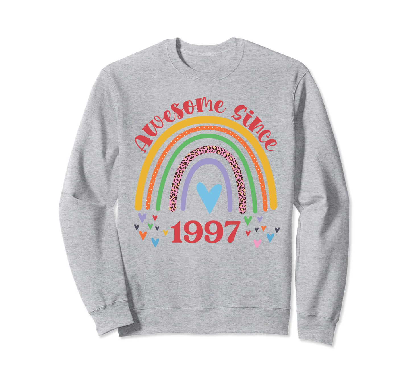 Awesome Since 1997 Birthday Boho Sweatshirt - Aesthetic Graphic for Adults - T-Shirt, Sweatshirt, Hoodie