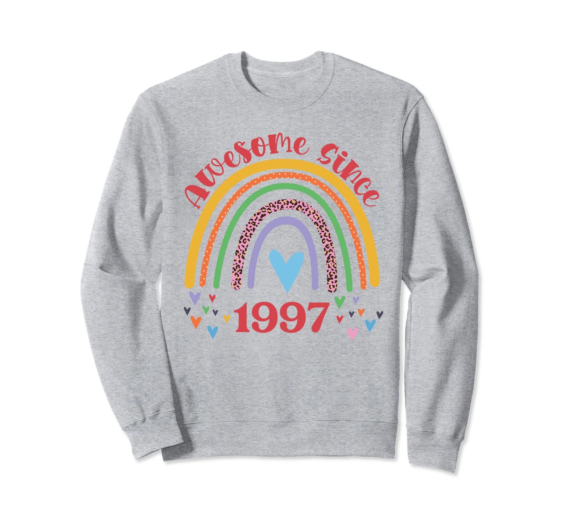 Awesome Since 1997 Birthday Boho Sweatshirt - Aesthetic Graphic for Adults - T-Shirt, Sweatshirt, Hoodie