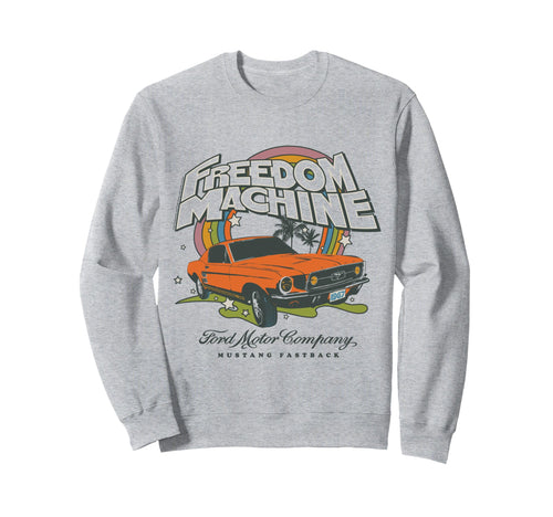 Ford Orange Mustang Fastrack Sweatshirt - Casual Everyday Wear Unisex - T-Shirt, Sweatshirt, Hoodie