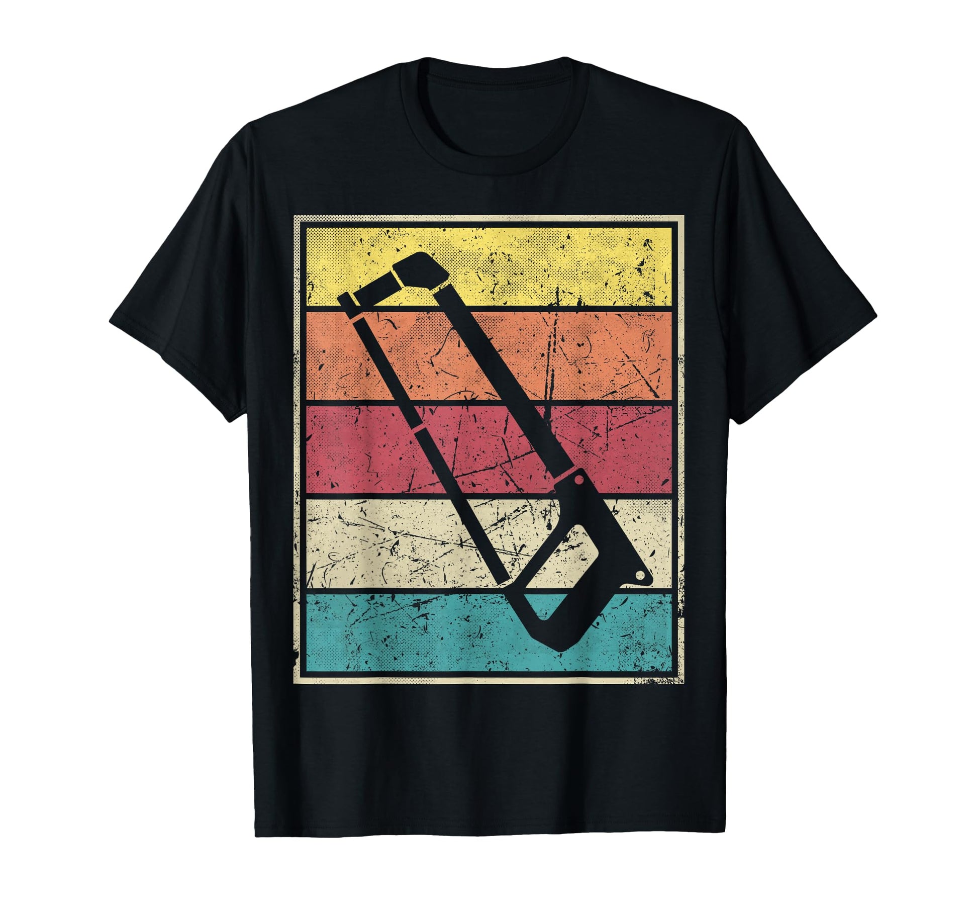 Hacksaw Stripes T-Shirt - Graphic Print Unisex - T-Shirt, Sweatshirt, Hoodie