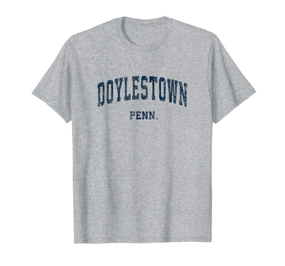 Doylestown Pennsylvania Pa Varsity T-Shirt - Minimalist Print Men Women - T-Shirt, Sweatshirt, Hoodie