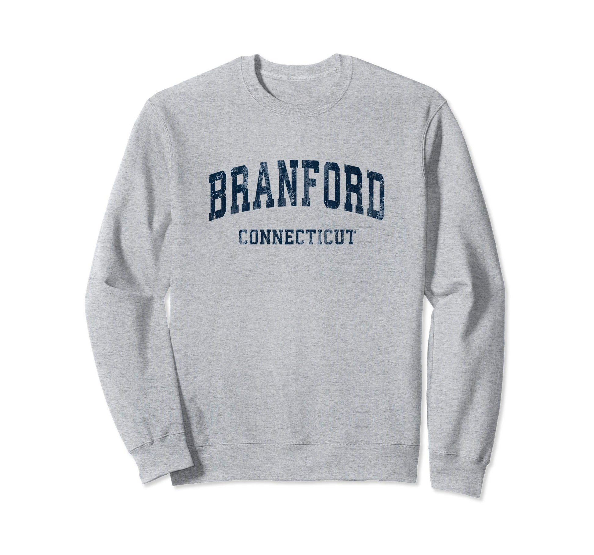 Branford Connecticut Ct Varsity Sweatshirt - Minimalist Print for Adults - T-Shirt, Sweatshirt, Hoodie