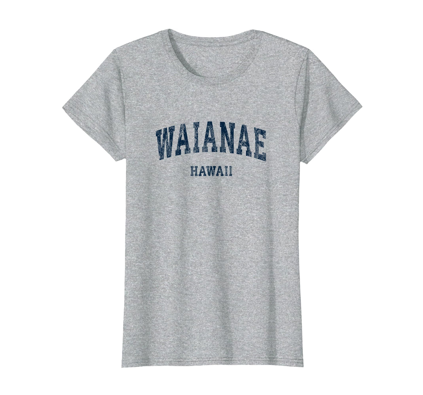Waianae Hawaii Hi Varsity Sports Navy T-Shirt - Minimalist Print Unisex - T-Shirt, Sweatshirt, Hoodie