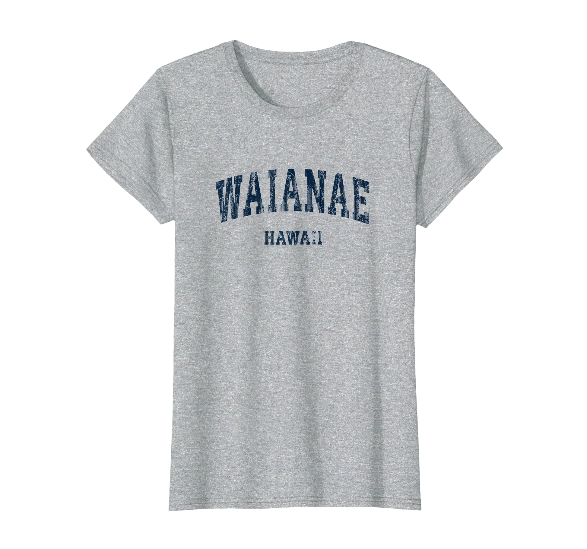 Waianae Hawaii Hi Varsity Sports Navy T-Shirt - Minimalist Print Unisex - T-Shirt, Sweatshirt, Hoodie