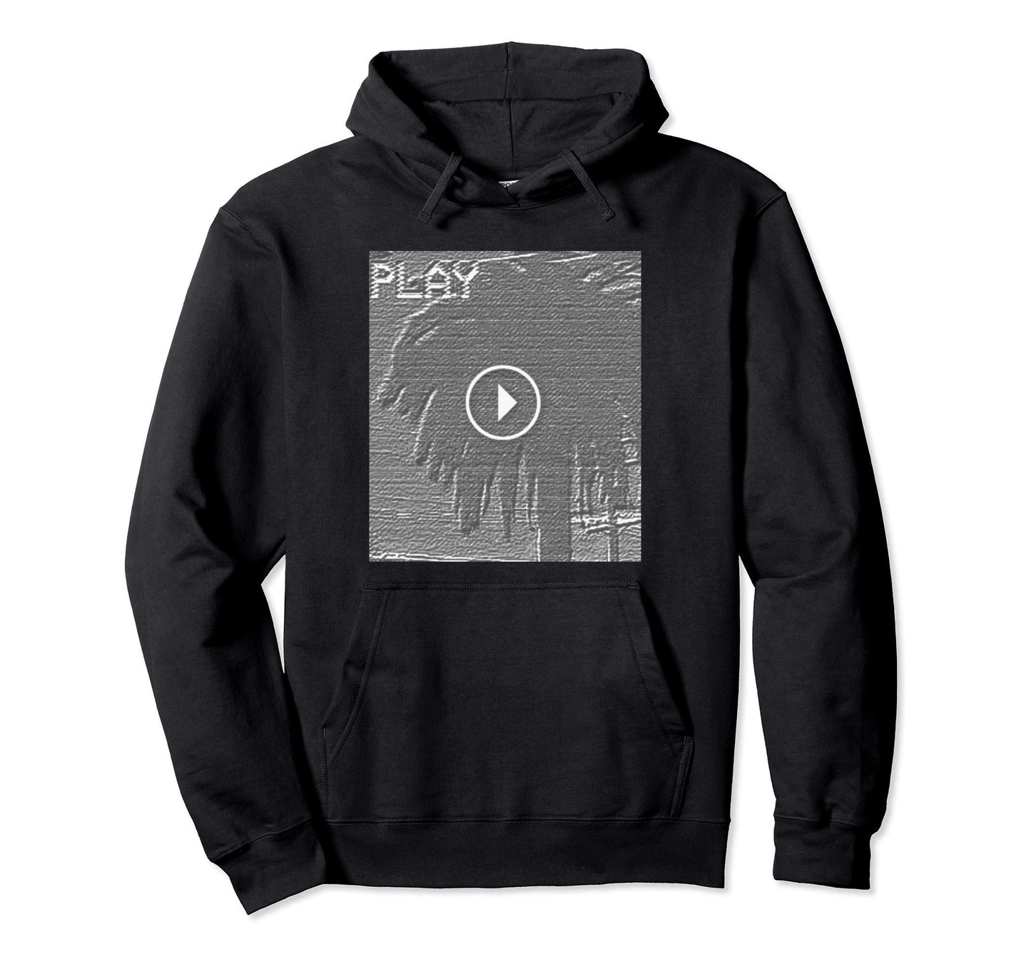 Aesthetic Vaporwave 90S Glitch Art Hoodie - Custom Art Print for Adults - T-Shirt, Sweatshirt, Hoodie