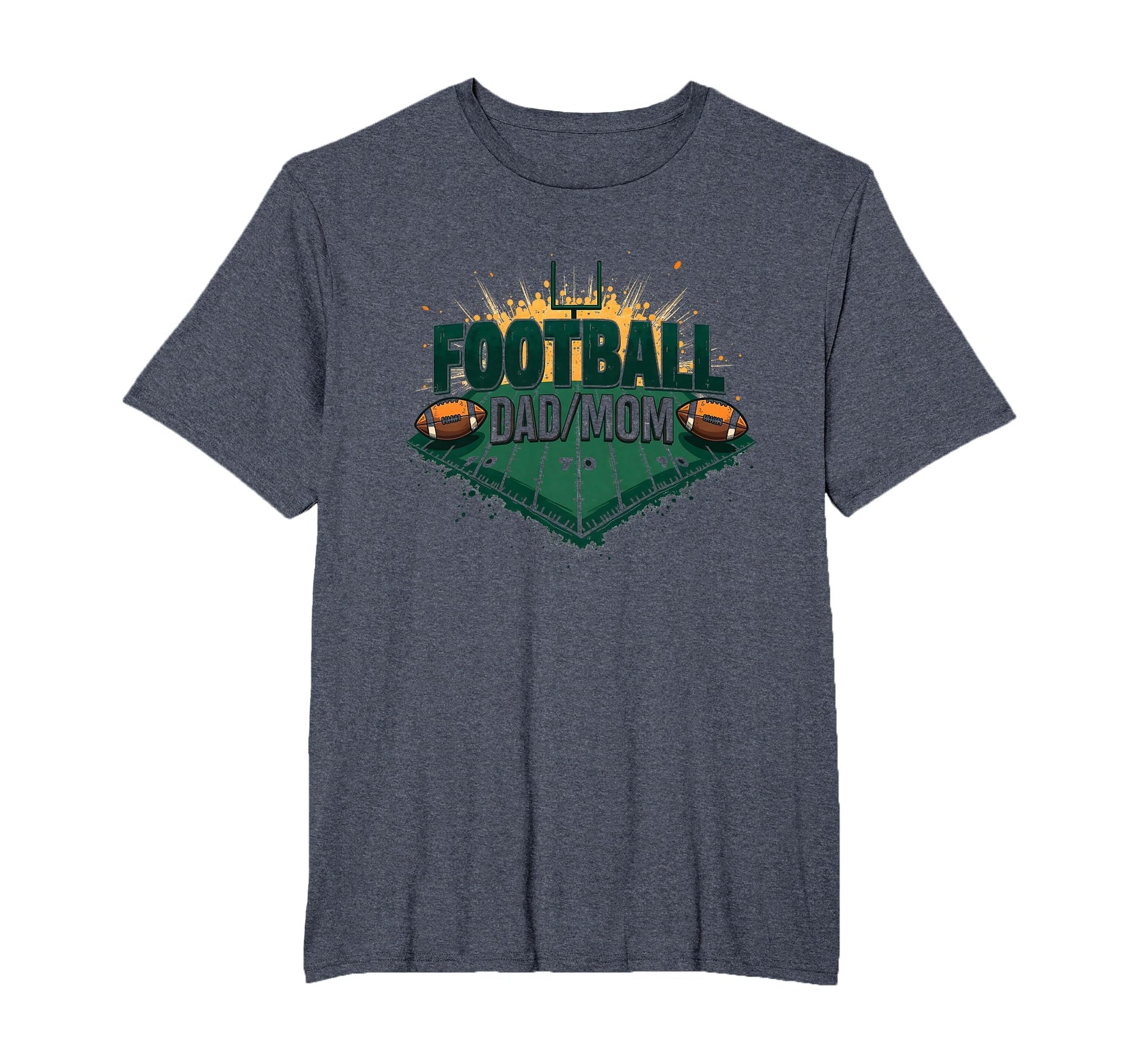 Football Dad Mom Proud Parent Game Day T-Shirt - Aesthetic Graphic Unisex - T-Shirt, Sweatshirt, Hoodie