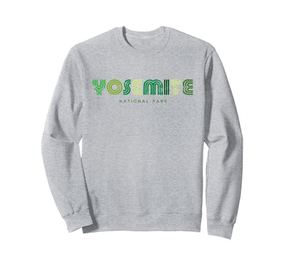 Yosemite National Park 70S 80S Type Sweatshirt - Minimalist Print Unisex - T-Shirt, Sweatshirt, Hoodie