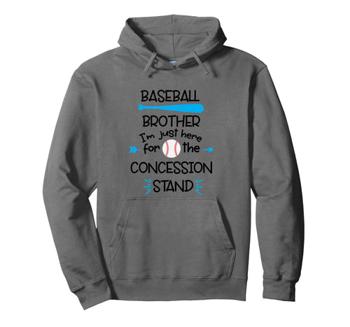 Baseball Brother Funny Baseball Hoodie - Minimalist Print Unisex - T-Shirt, Sweatshirt, Hoodie