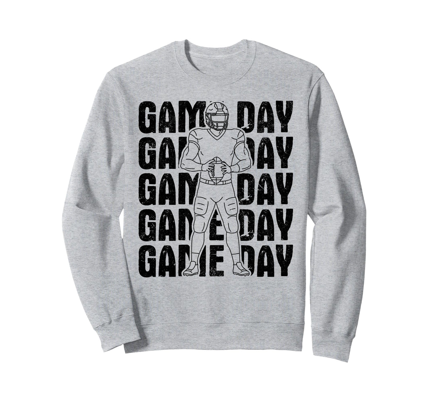 Game Day Football Football Mom Sweatshirt - Trendy Graphic for Adults - T-Shirt, Sweatshirt, Hoodie