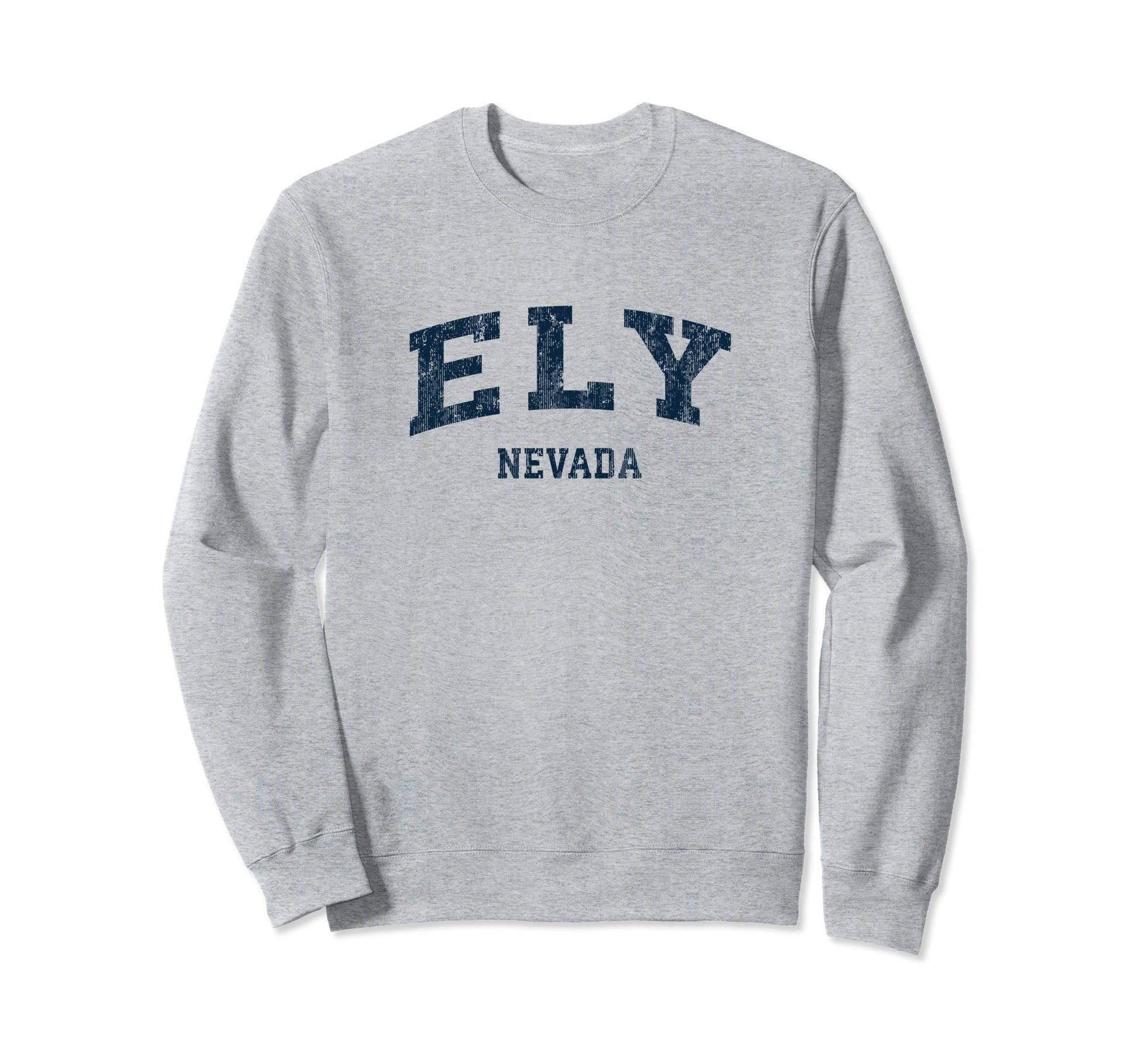 Ely Nevada Nv Varsity Sports Navy Sweatshirt - Streetwear Style Unisex - T-Shirt, Sweatshirt, Hoodie