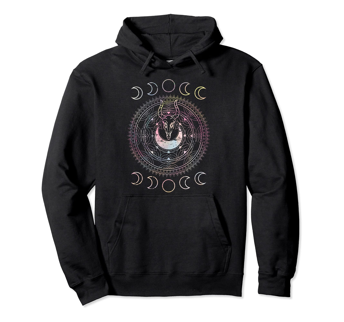 Celestial Body Pagan Occult Wiccan Hoodie - Minimalist Print for Adults - T-Shirt, Sweatshirt, Hoodie