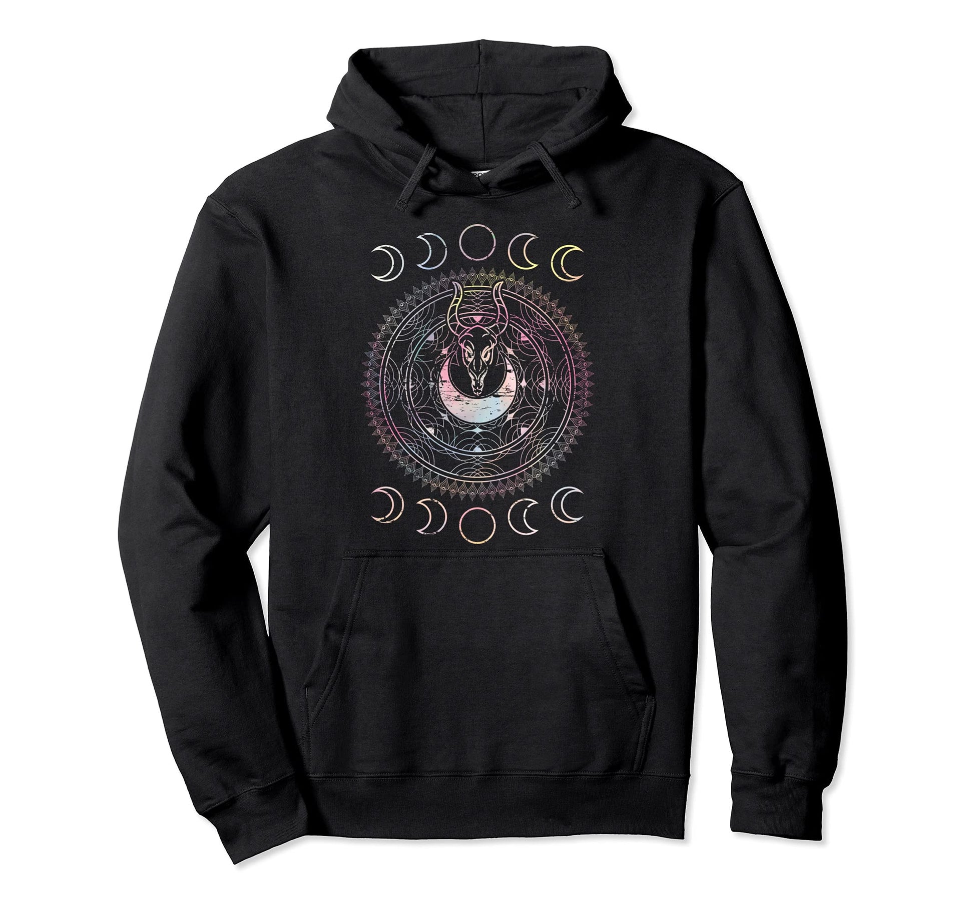 Celestial Body Pagan Occult Wiccan Hoodie - Minimalist Print for Adults - T-Shirt, Sweatshirt, Hoodie