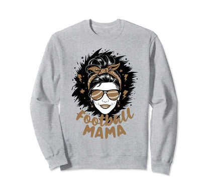 Womens Moms Coquette Bow Football Sweatshirt - Casual Everyday Wear Unisex - T-Shirt, Sweatshirt, Hoodie