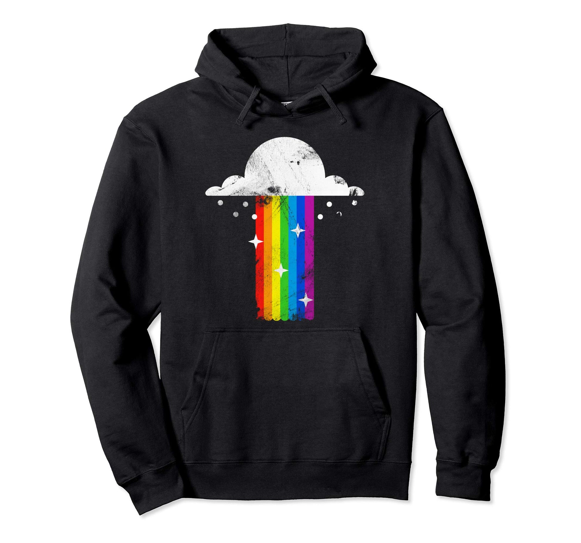 Rainbow 80S Lgbt Lgbtq Gay Pride Gift Hoodie - Streetwear Style Unisex - T-Shirt, Sweatshirt, Hoodie