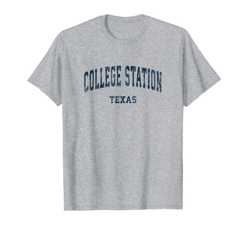 College Station Texas Tx Varsity Sports T-Shirt - Graphic Print for Adults - T-Shirt, Sweatshirt, Hoodie