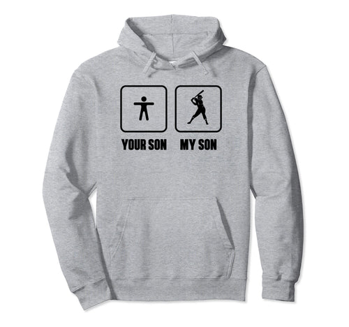 Your Son My Son Baseball Sporting Hoodie - Fun Novelty Design Unisex - T-Shirt, Sweatshirt, Hoodie