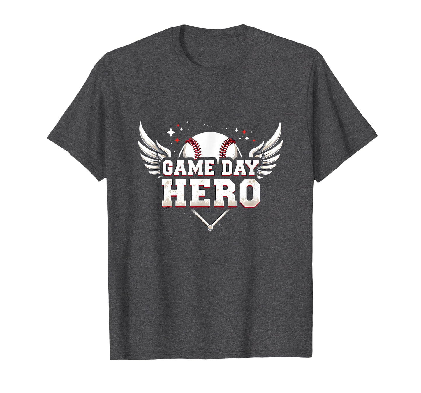 Baseball Dad Game Day Hero Proud T-Shirt - Fun Novelty Design Unisex - T-Shirt, Sweatshirt, Hoodie