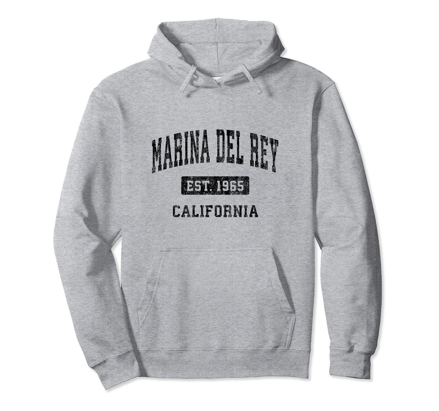Marina Del Rey California Ca Sports Black Des Hoodie - Graphic Print Unisex - T-Shirt, Sweatshirt, Hoodie