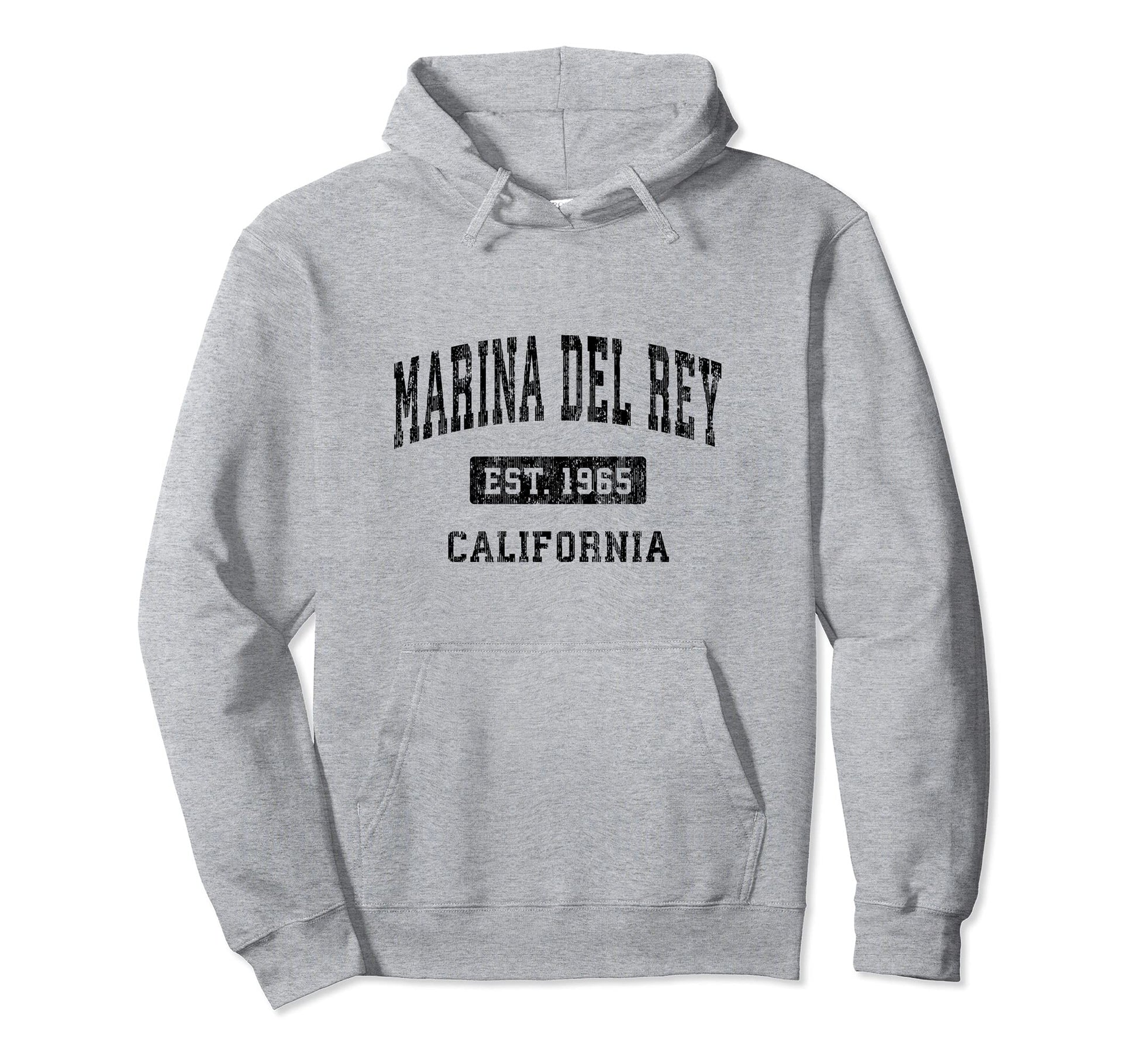 Marina Del Rey California Ca Sports Black Des Hoodie - Graphic Print Unisex - T-Shirt, Sweatshirt, Hoodie