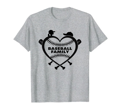 Baseball Family Sister Heart Love T-Shirt - Streetwear Style for Adults - T-Shirt, Sweatshirt, Hoodie