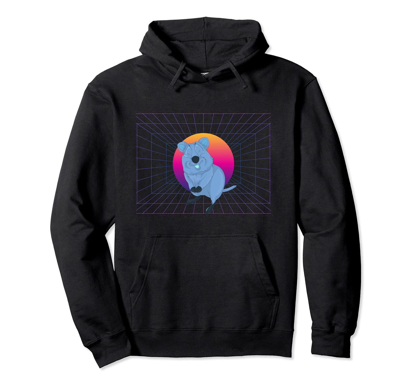 Animal Vaporwave Aesthetic 80S Art Hoodie - Aesthetic Graphic for Adults - T-Shirt, Sweatshirt, Hoodie