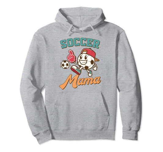Soccer Mom Game Day Family Supporter Hoodie - Unique Graphic for Adults - T-Shirt, Sweatshirt, Hoodie
