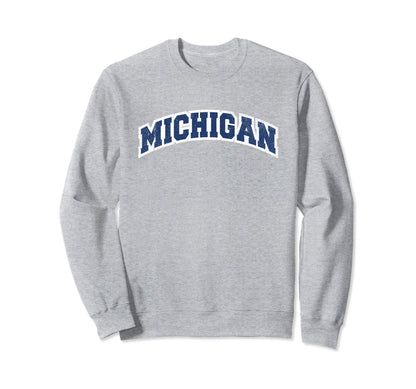 Michigan Varsity Sweatshirt - Minimalist Print Unisex - T-Shirt, Sweatshirt, Hoodie