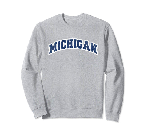 Michigan Varsity Sweatshirt - Minimalist Print Unisex - T-Shirt, Sweatshirt, Hoodie