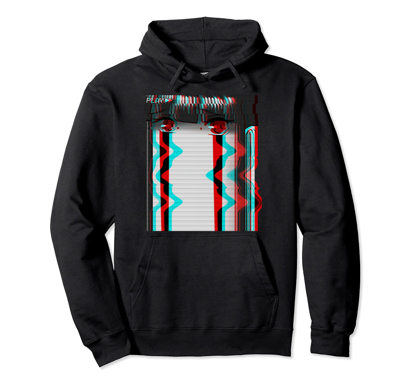 Sad Anime Eboy Egirl Otaku Harajuku Hoodie - Custom Art Print for Adults - T-Shirt, Sweatshirt, Hoodie