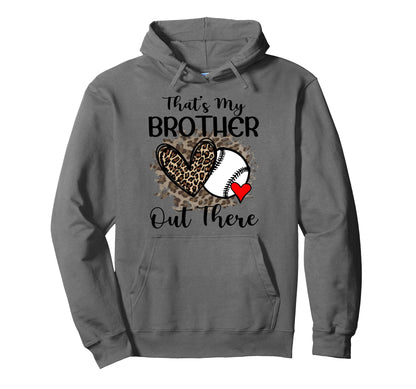 Brother Sister Baseball Funny Thats Hoodie - Minimalist Print for Adults - T-Shirt, Sweatshirt, Hoodie