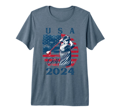 Usa Flag 2024 Fathers Day American T-Shirt - Streetwear Style for Adults - T-Shirt, Sweatshirt, Hoodie
