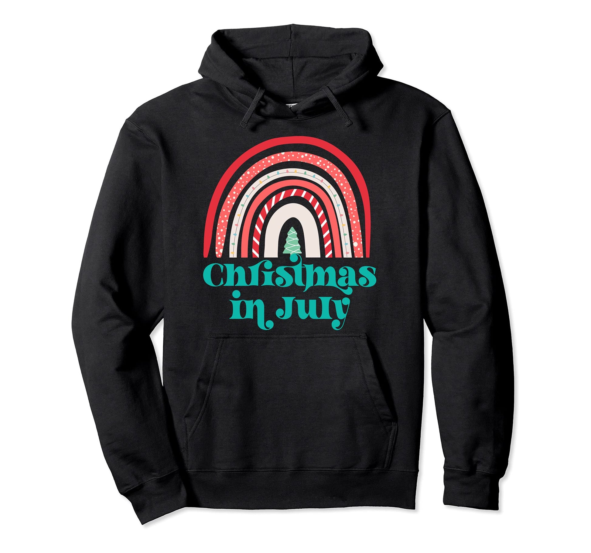 July Boho Rainbow Summer Teacher Family Hoodie - Streetwear Style Unisex - T-Shirt, Sweatshirt, Hoodie