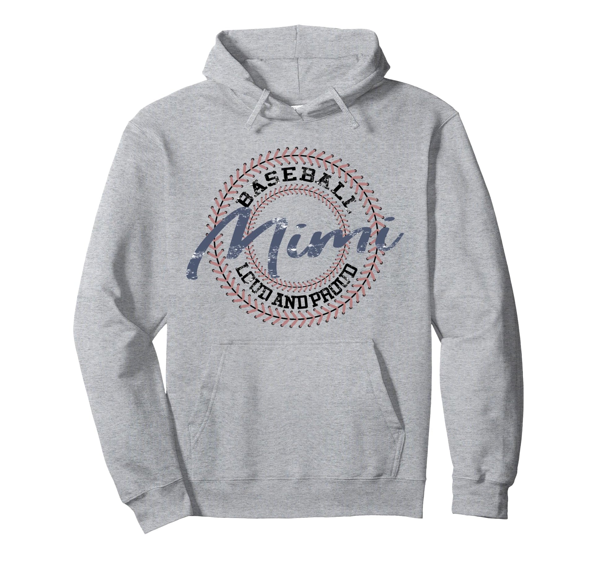 Baseball Mimi Baseball Grandma Baseball Hoodie - Aesthetic Graphic Unisex - T-Shirt, Sweatshirt, Hoodie