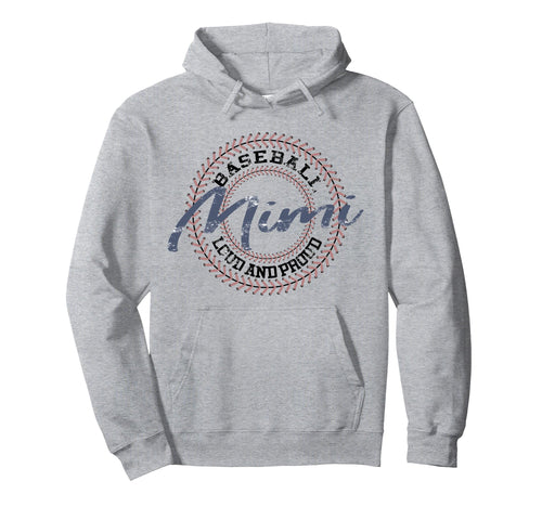 Baseball Mimi Baseball Grandma Baseball Hoodie - Aesthetic Graphic Unisex - T-Shirt, Sweatshirt, Hoodie